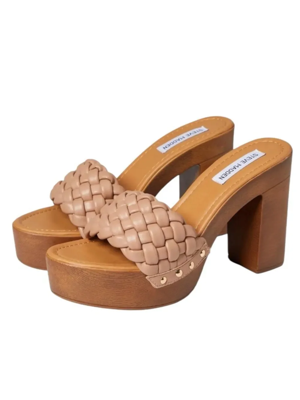 Steve Madden Amazed Braided Platform Sandals Size 9.5